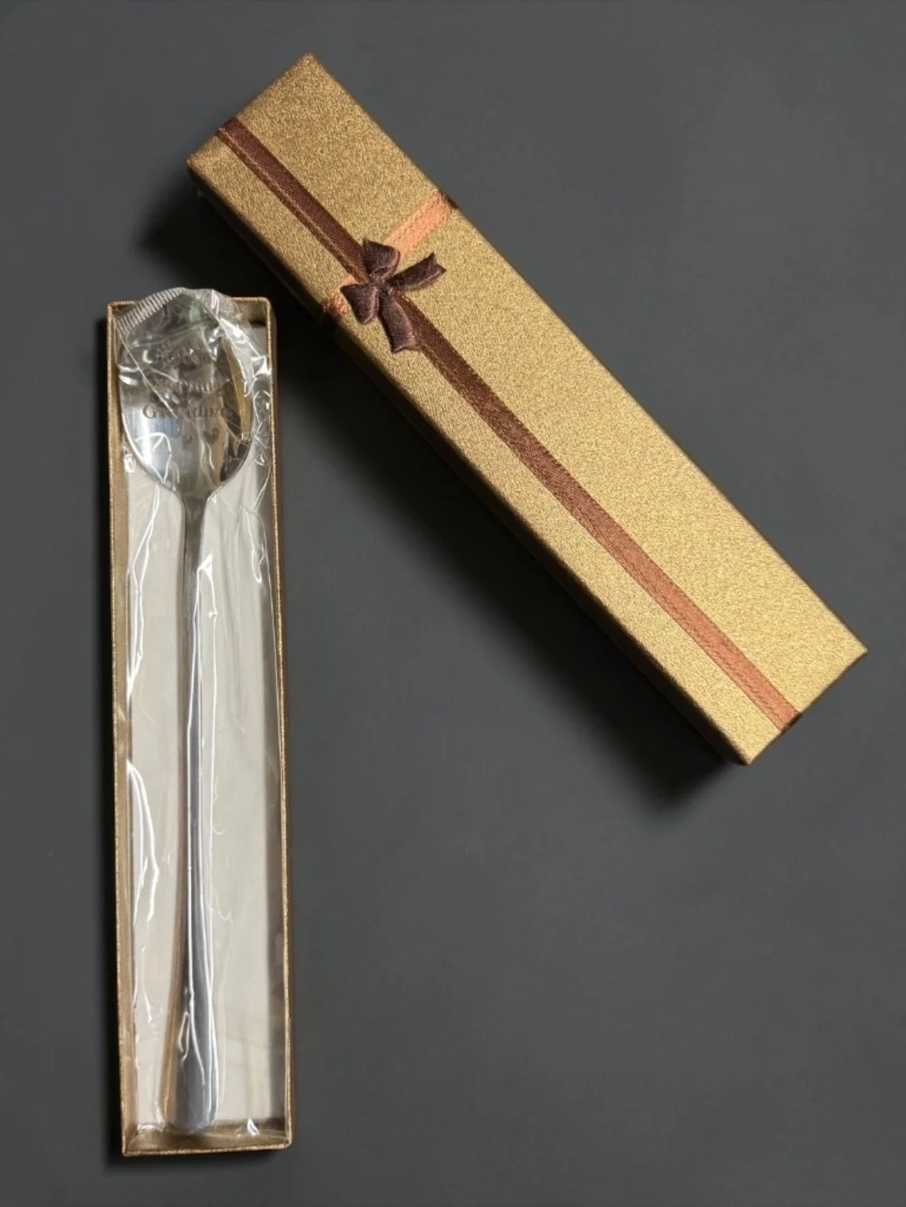 Good Morning Grandma Engraved Spoon Gift Boxed